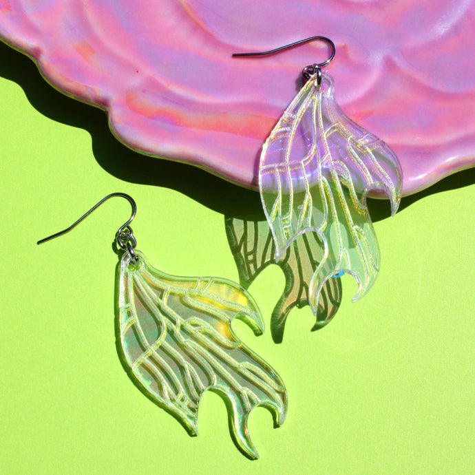 fairy wing earrings