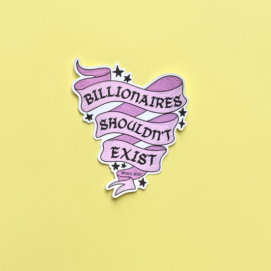 Banish Billionaires Sticker