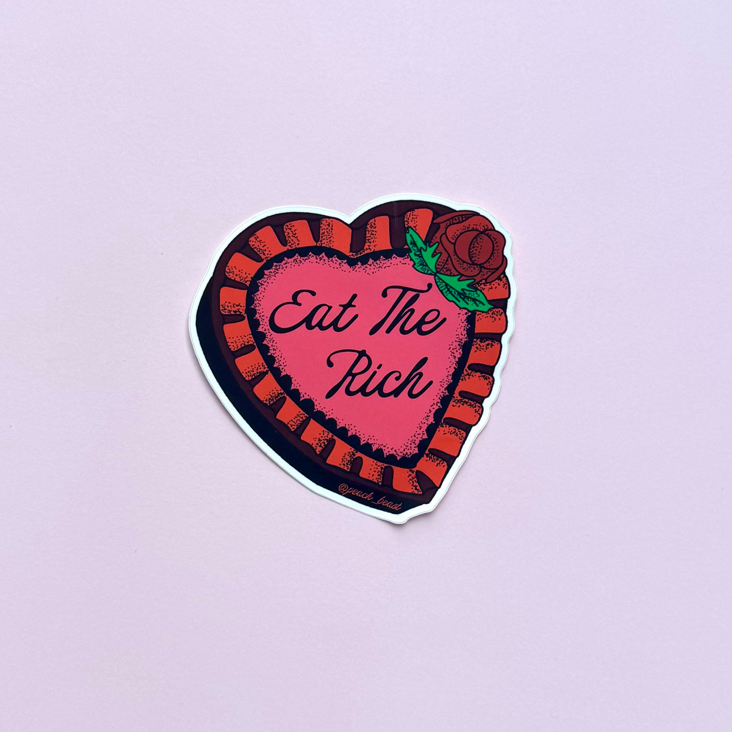 Eat The Rich Sticker