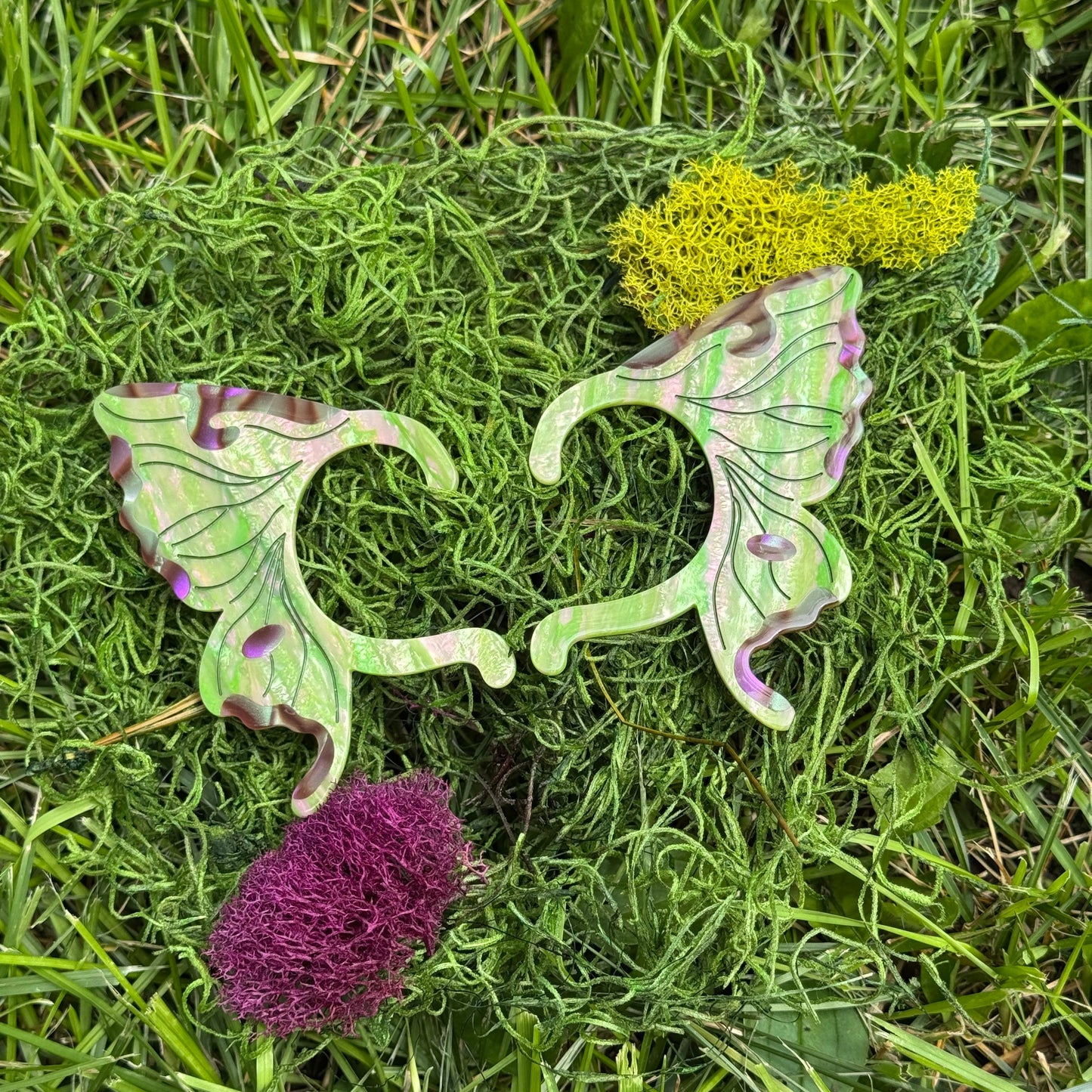 Luna Moth Ear Cuffs