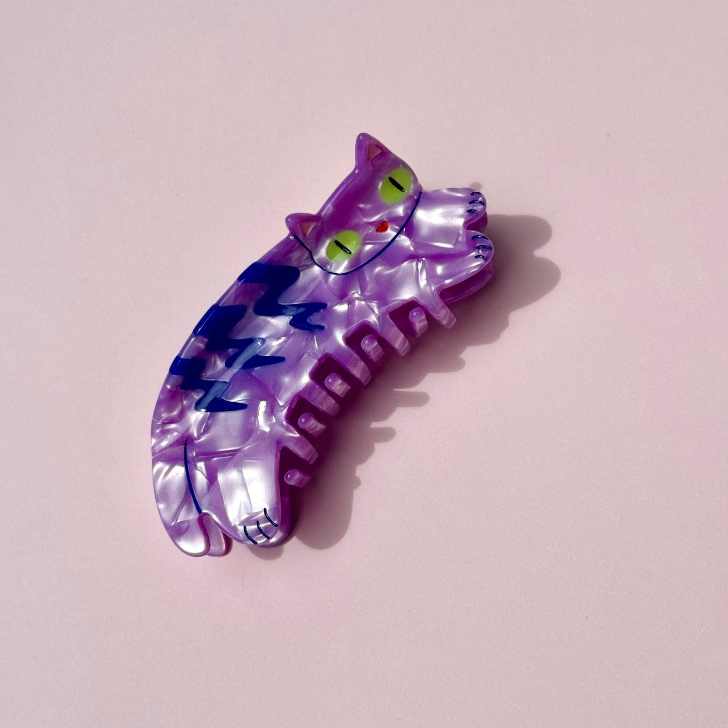 Purple Cat Hair Claw