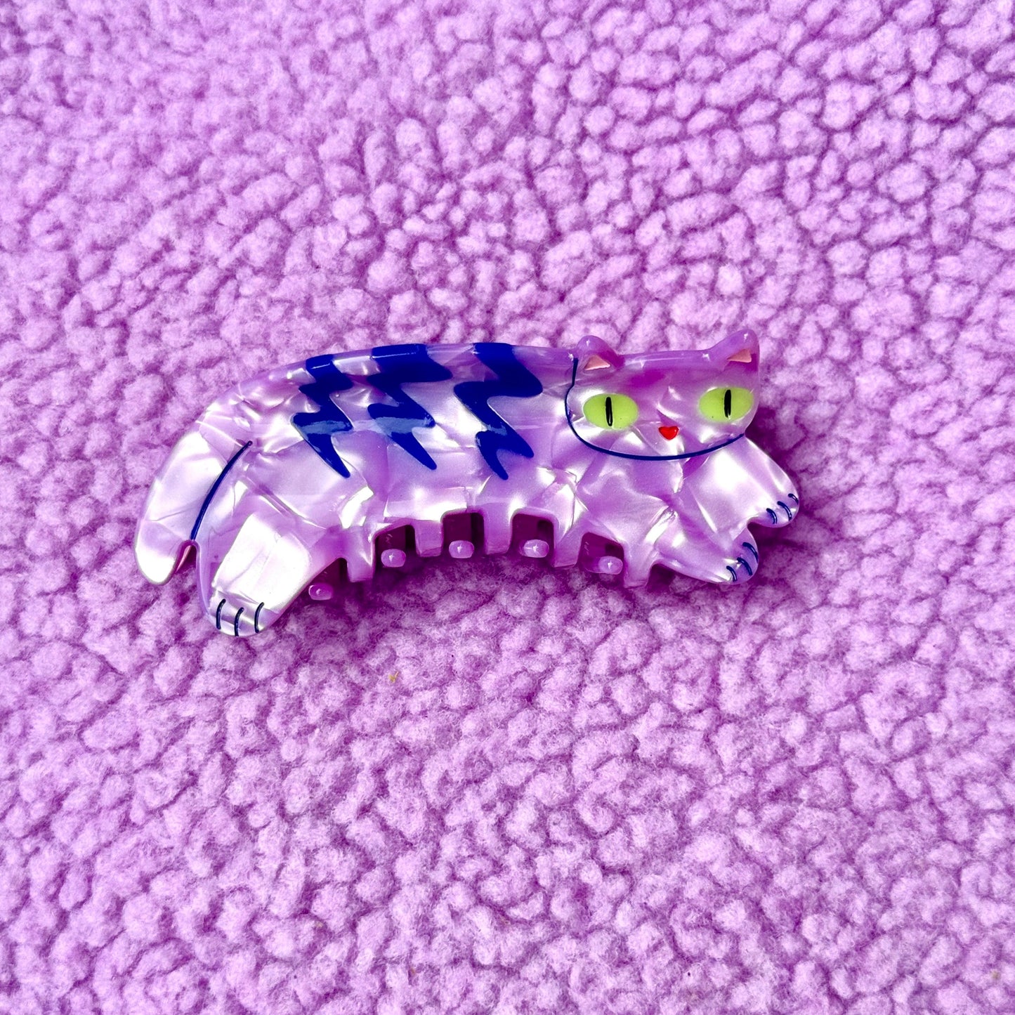 Purple Cat Hair Claw