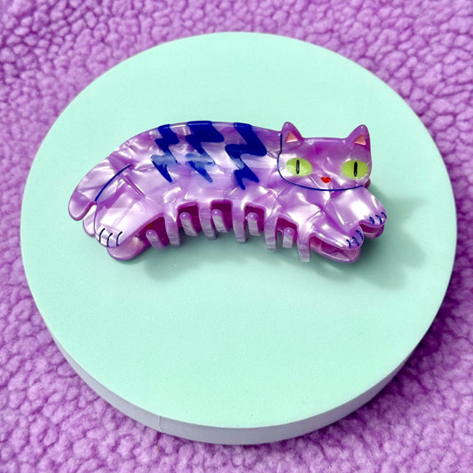 Purple Cat Hair Claw