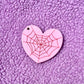 Pink Spider Web Pocket Mirror
