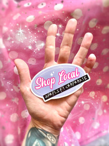 Shop Local sticker