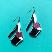 Load image into Gallery viewer, dancing shoes earrings