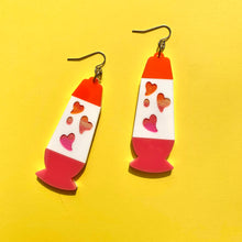 Load image into Gallery viewer, lava lamp earrings