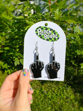 Load image into Gallery viewer, Middle Finger Earrings