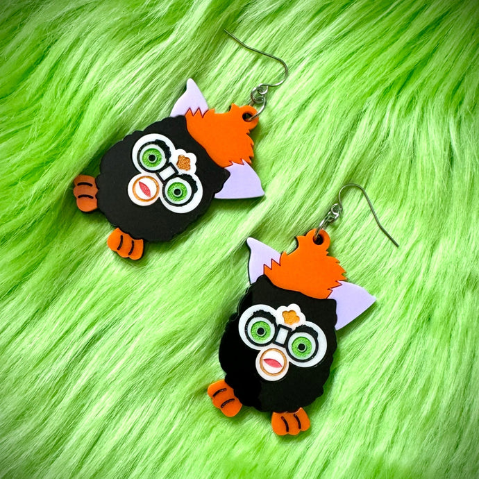 Halloween Furb Earrings