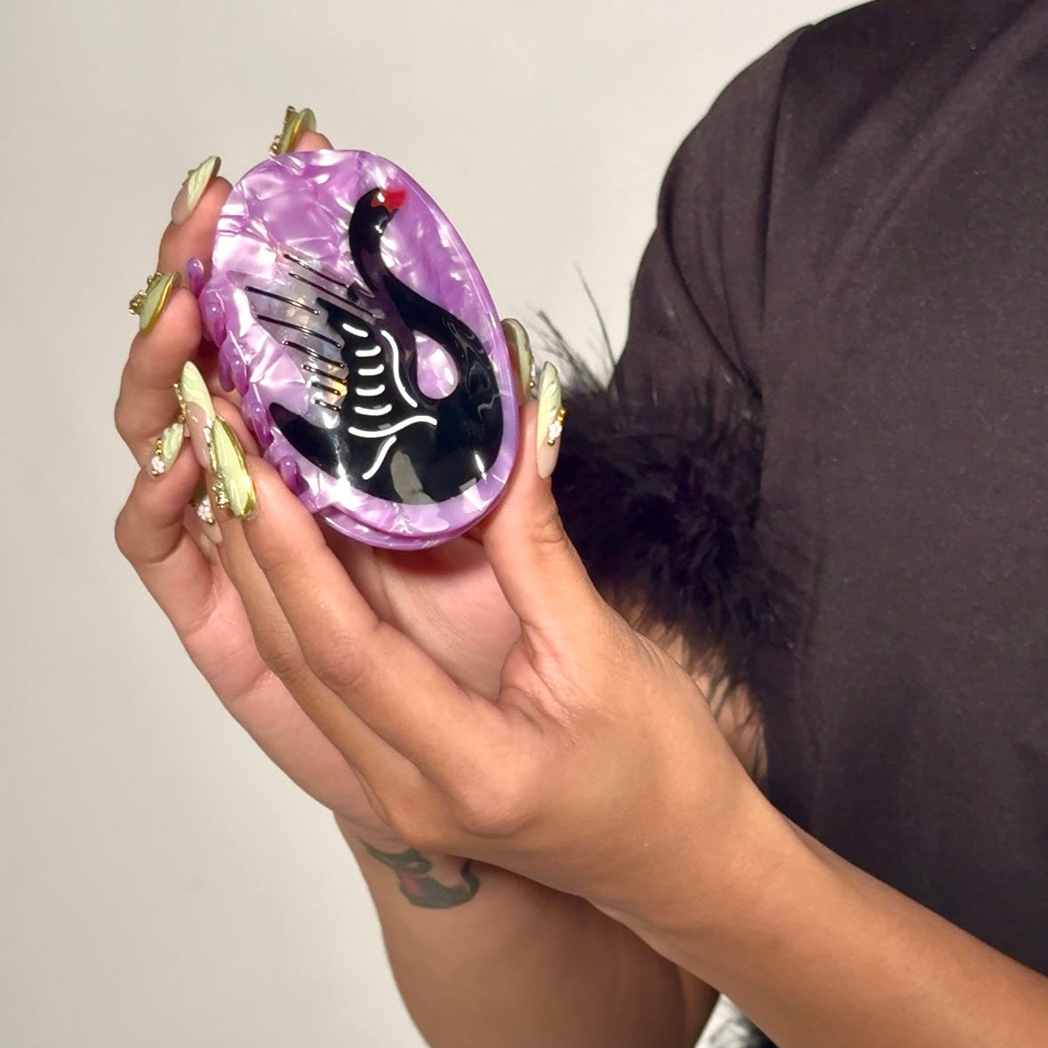 Black Swan Hair Claw