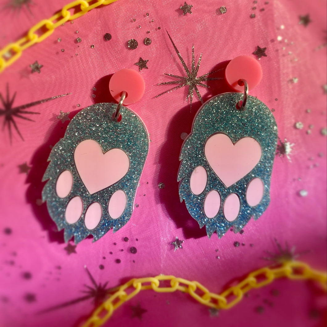 toe beans earrings