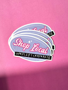 Shop Local sticker