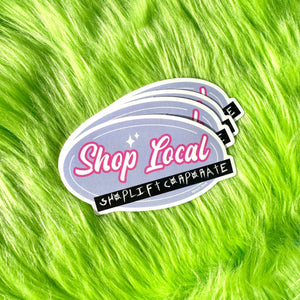 Shop Local sticker