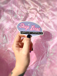 Shop Local sticker