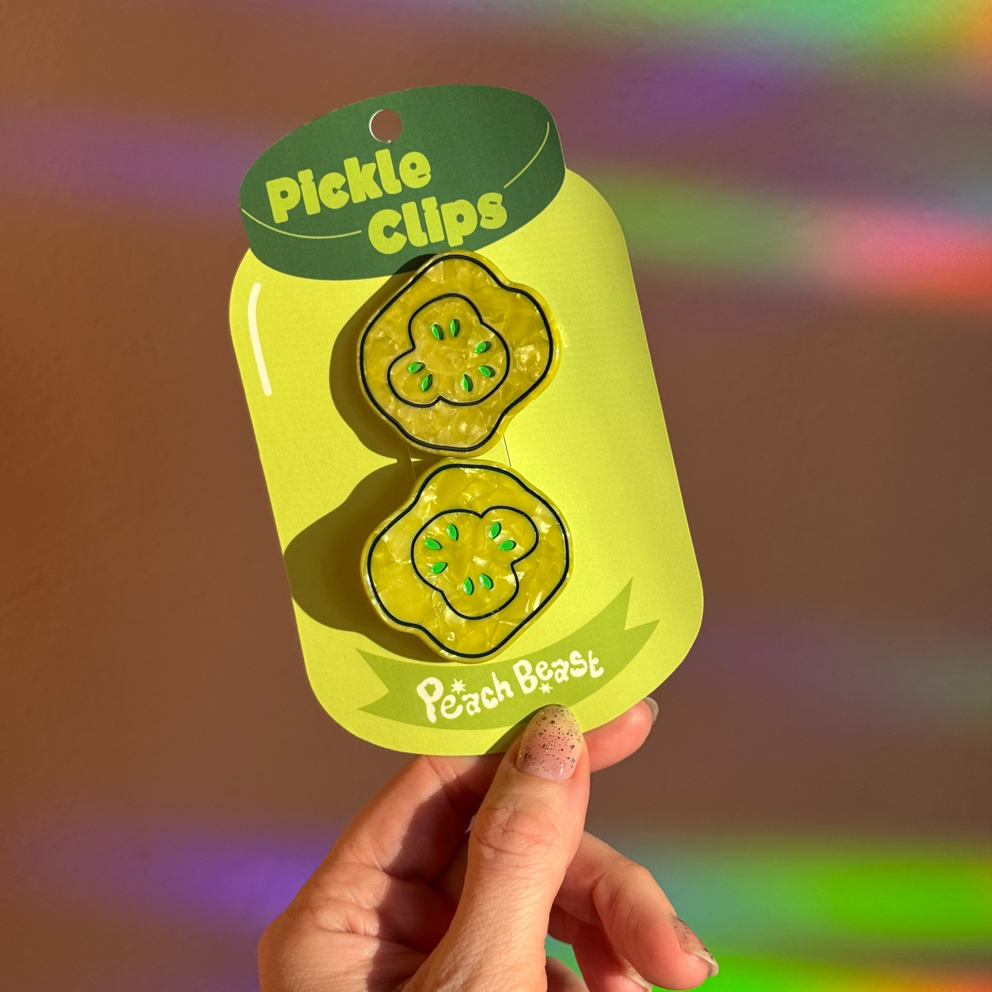 Pickle Hair Clip Set