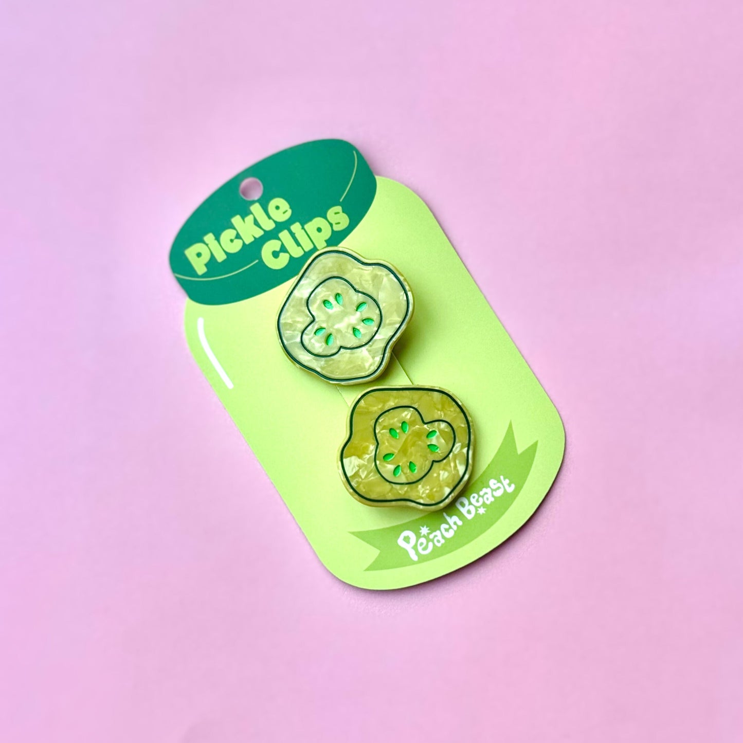 Pickle Hair Clip Set