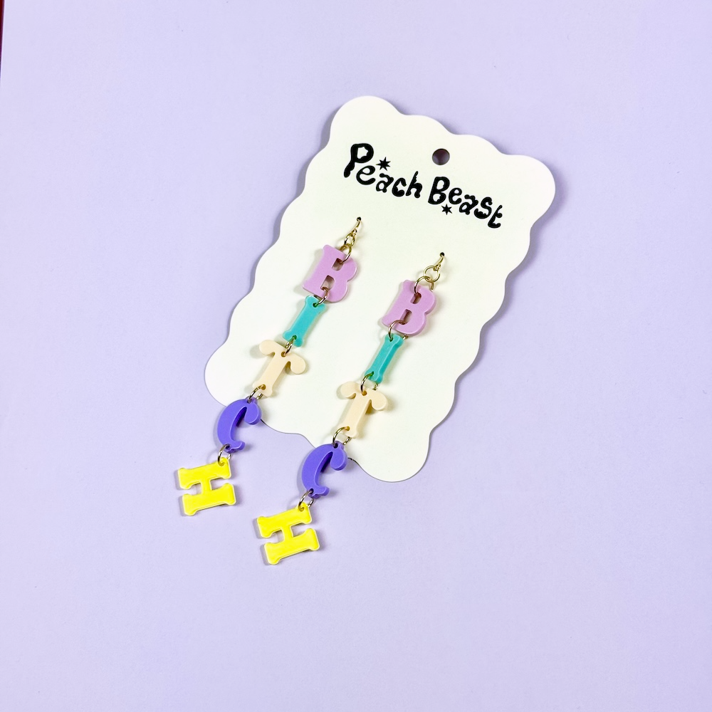 Favorite Word Earrings