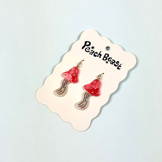 Magic Mushroom Earrings