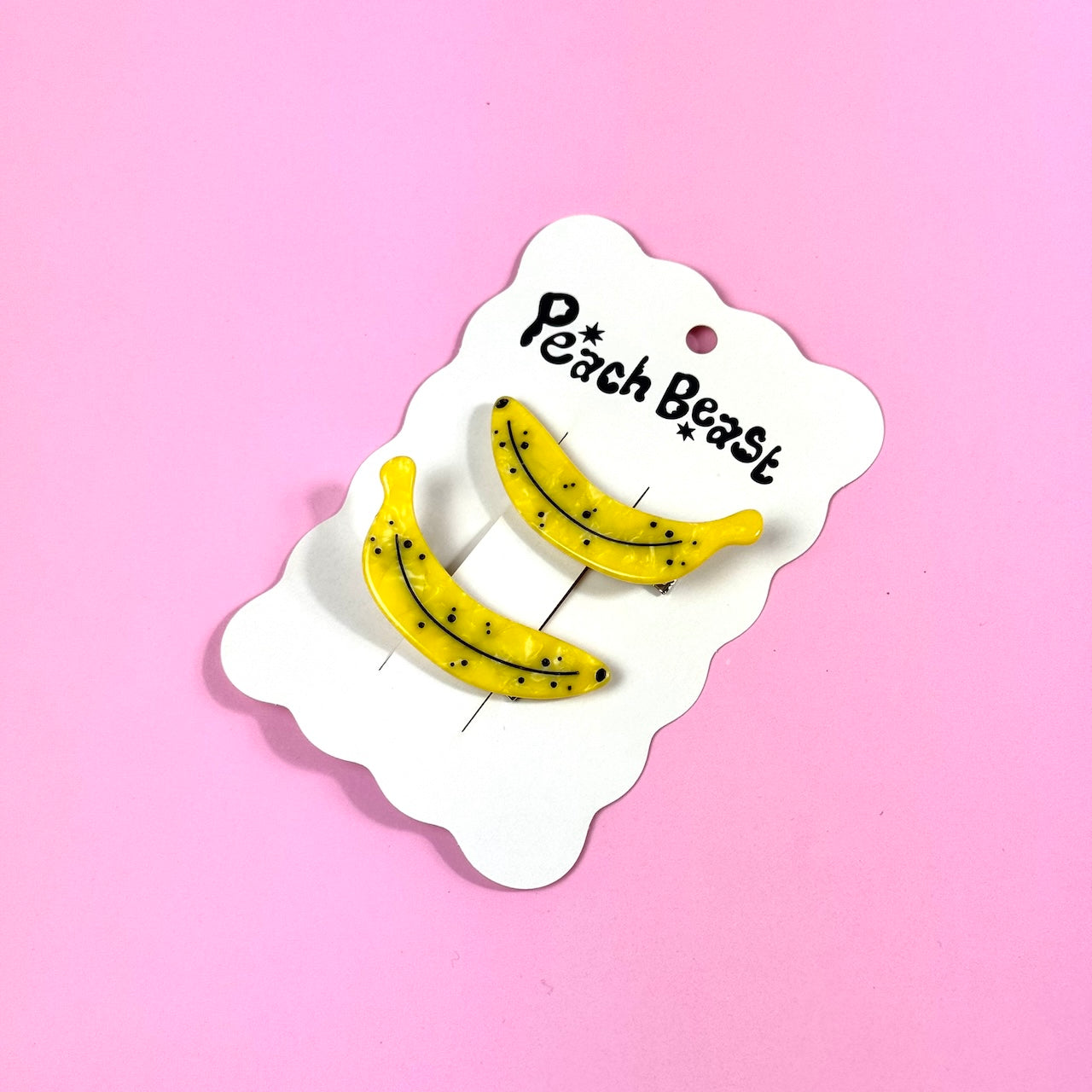 Ripe Banana Hair Clips