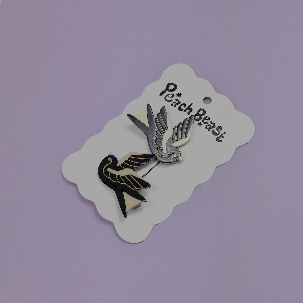 Sparrow Hair Clip Set