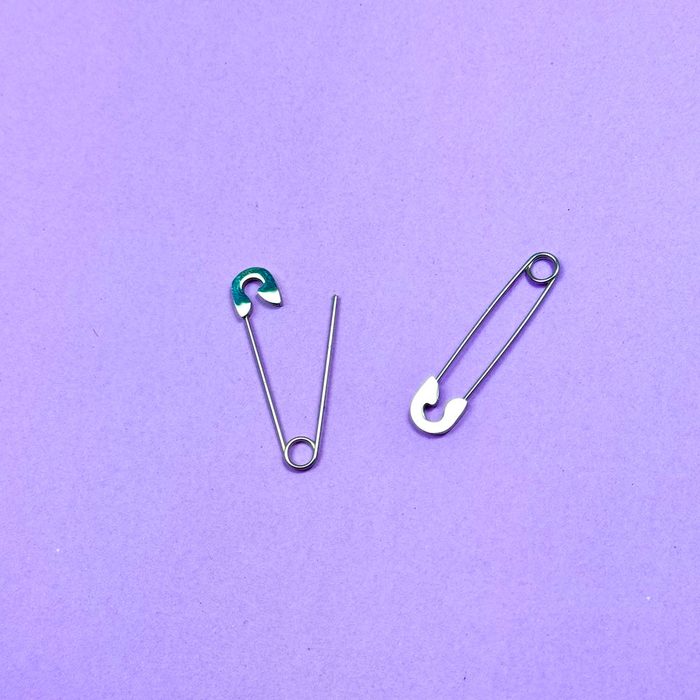 Safety Pin Earrings