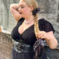 Chain Silk Hair Scrunchie