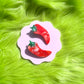 Hot Pepper Hair Clips