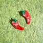 Hot Pepper Hair Clips