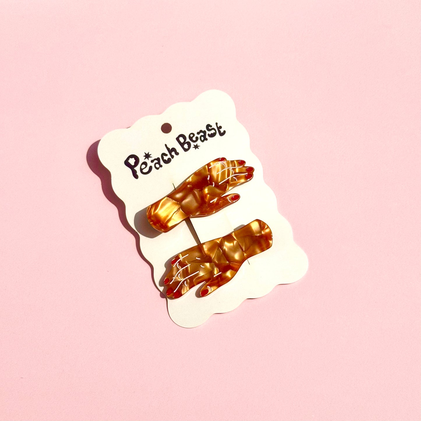 Doll Hands Hair Clip Set