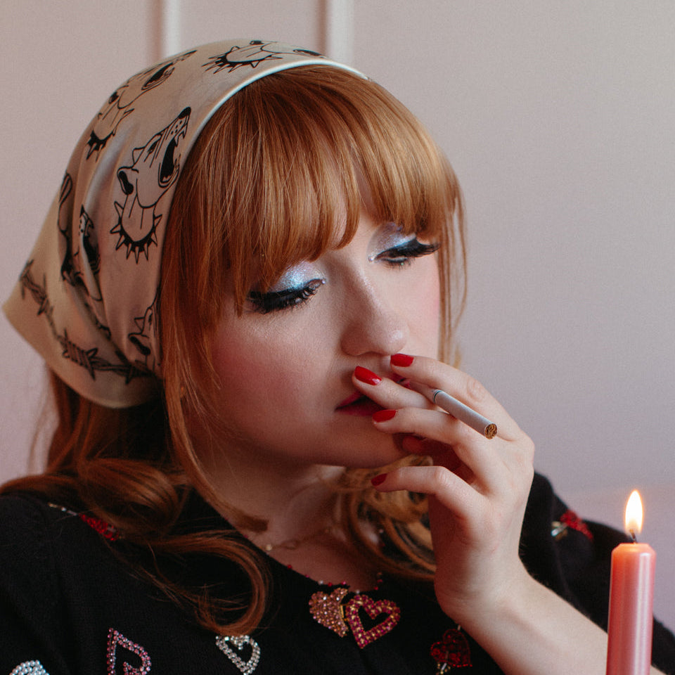 Flash Sheet Silk Scarf