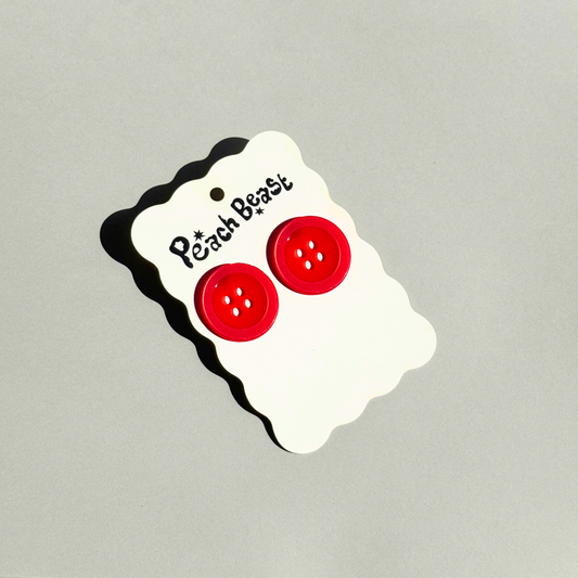 Button Earrings