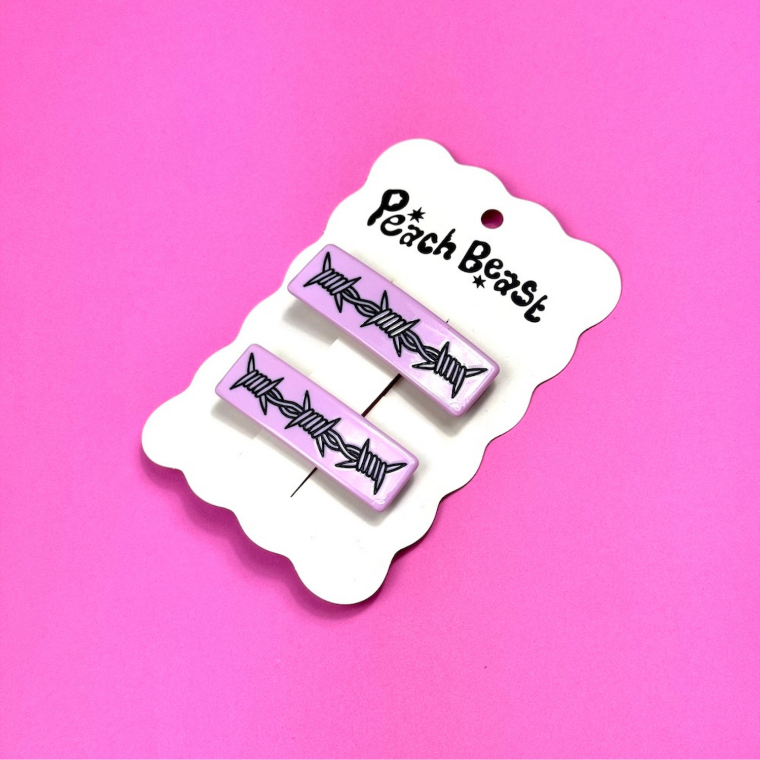 Barbed Wire Hair Clip Set