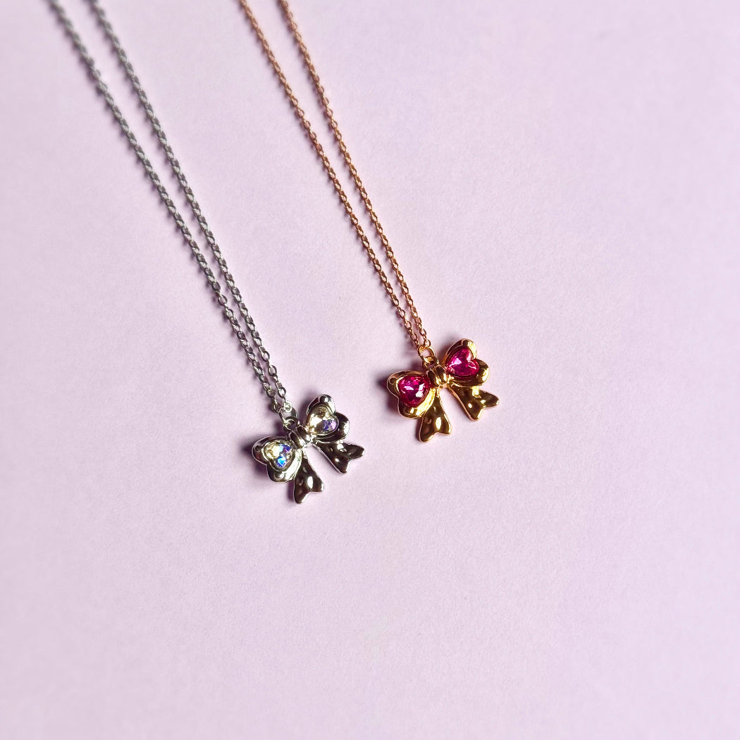 Bow Pendant Necklace