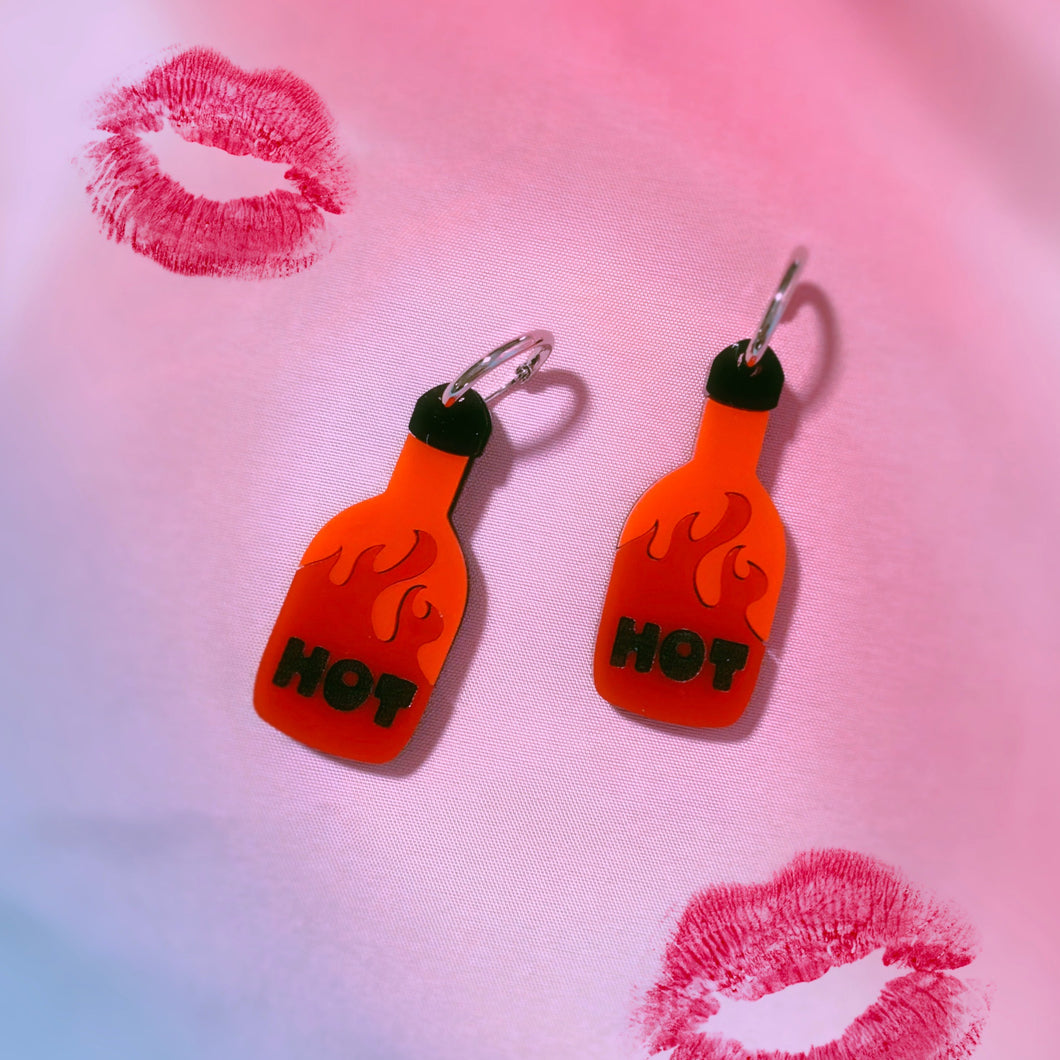 Hottie Hot Sauce earrings