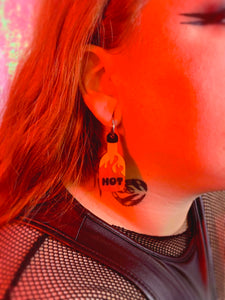 Hottie Hot Sauce earrings