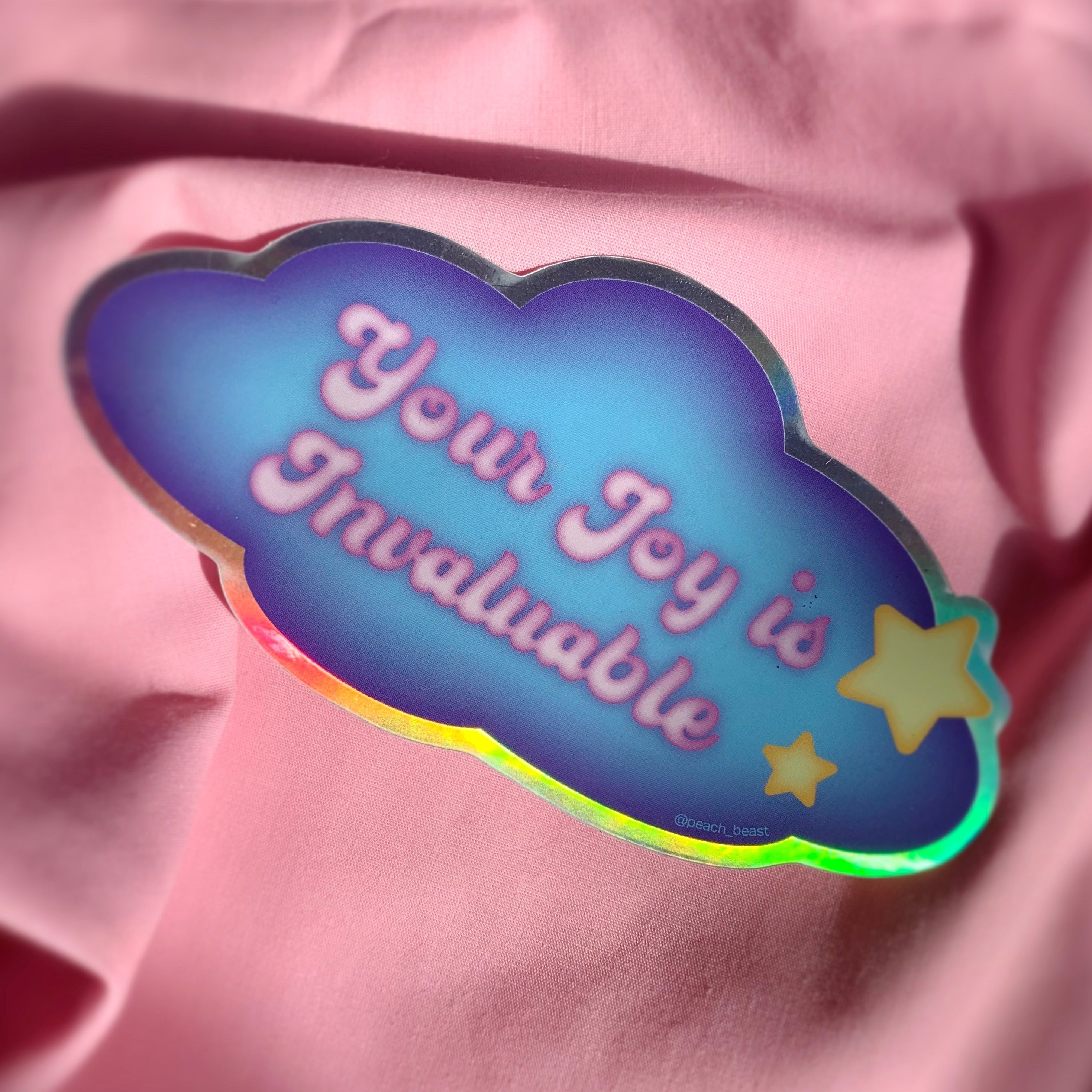 Joy Sticker – Peach Beast