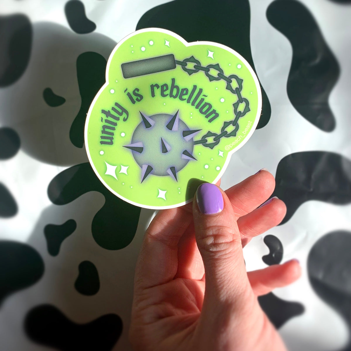 Unity Sticker – Peach Beast