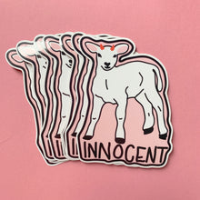 Load image into Gallery viewer, innocent lamb sticker
