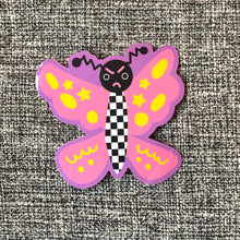 Load image into Gallery viewer, grumpy butterfly sticker