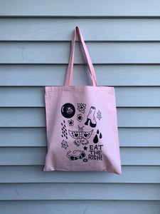 eat the rich tote bag