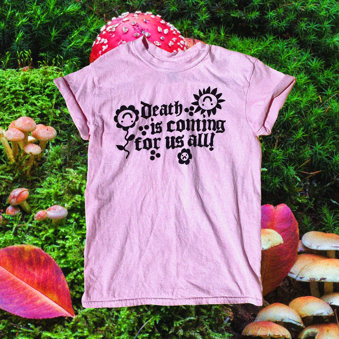 pink death is coming tee